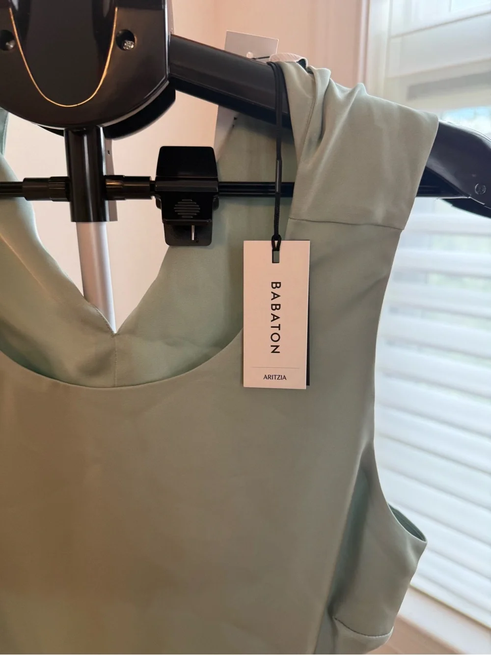 Aritzia Babaton Sage Green Sleeveless Maxi Dress - Picture 2 of 3